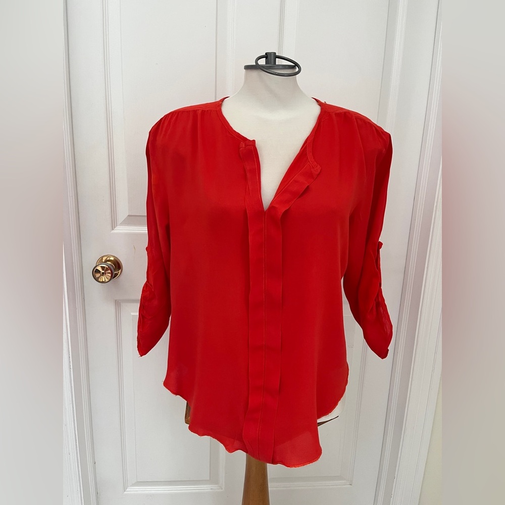 Poema Women's Orange Blouse